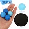 Fidget Toys Balls - 4PCS Textured Sensory Toys Stress Balls for Adults, Anxiety ADHD Autism Relief Items, Office Desk Toy, Fun Textures Gadgets, Stocking Stuffers & Gifts for Teens view 3