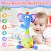 LLUKEME Dancing Talking Elephant Toy, Stuffed Animal Baby Toy Repeating What You Say, Glowing Musical Electronic with Wiggly Trunk Gifts for Toddlers 1-3 Years Old Valentine's Day Gifts view 2