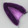 BUBEFSKD COSPLAY Kitten Ears Animal Ear Headbands Purple Carnivals Party Handmade Furry Party Costume Devil Cats Ear Headbands For Kids view 3
