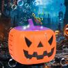 Halloween Bubble Machine - Pumpkin Bubblee Blower Automatic Maker, Fun Outdoor Party Toy | Light And Sound Bubblle Machine for Boys Girls Party Organizers Event Planners Park Backyard Garden view 4