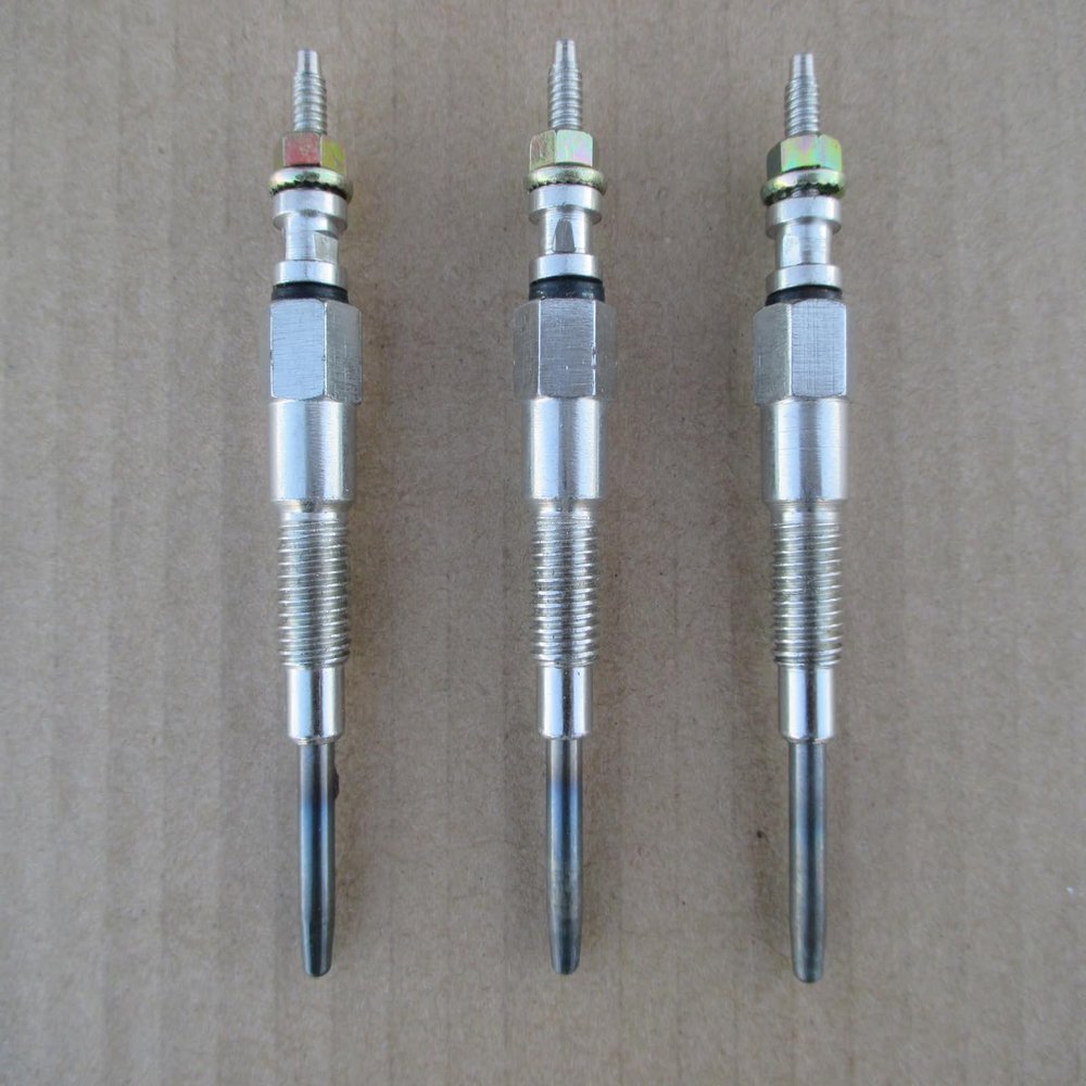 Replacement for fits 3 GLOW PLUGS FOR KUBOTA B7410D B7500DTN B7500HSD B7510D B7510DN B7510HSD
