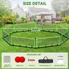 Gaga Ball Pit for Kids, Portable Gagaball Court 15ft Equipped with Carry Bag, 2 Gaga Balls, Wind Ropes and Ground Spikes for Sport Games and Indoor & Outdoor Activities view 4