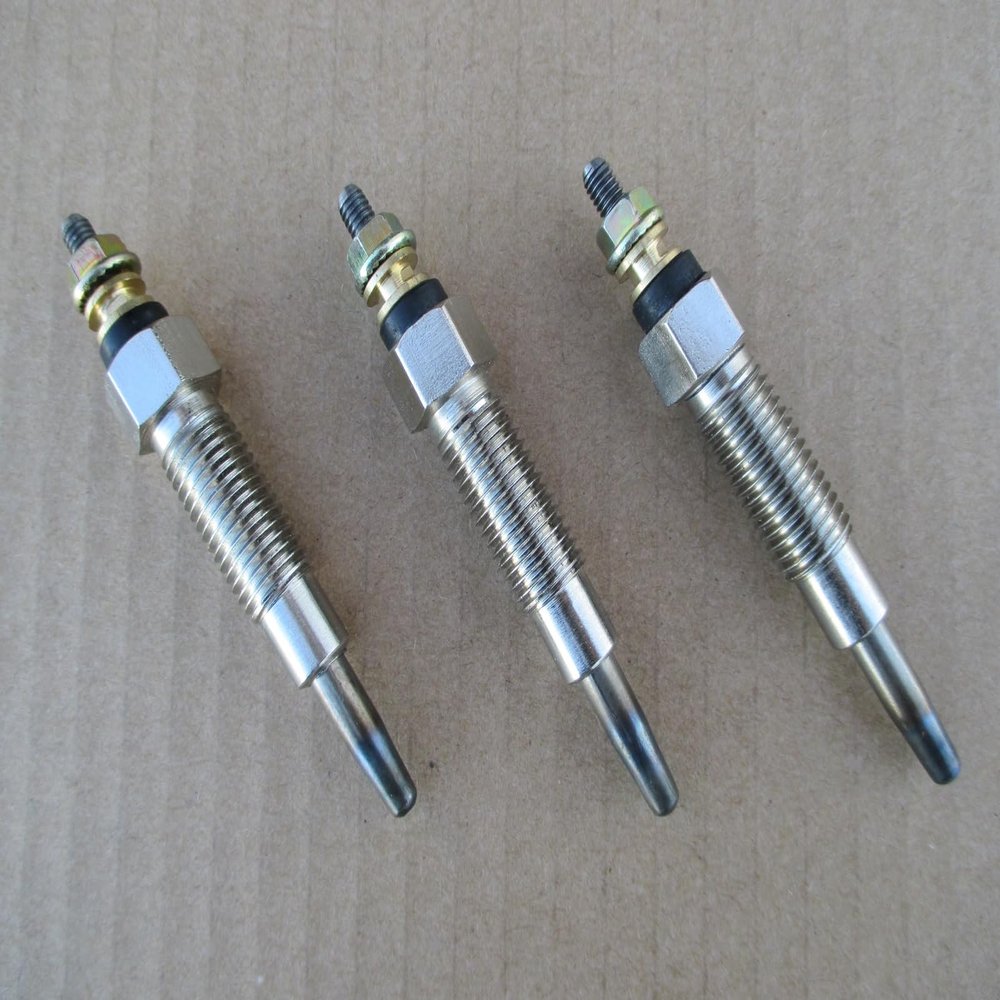 Replacement for fits 3 GLOW PLUGS FOR KUBOTA L2050DT L2050F L235 L2350DT L2350F L275 L355SS M4950