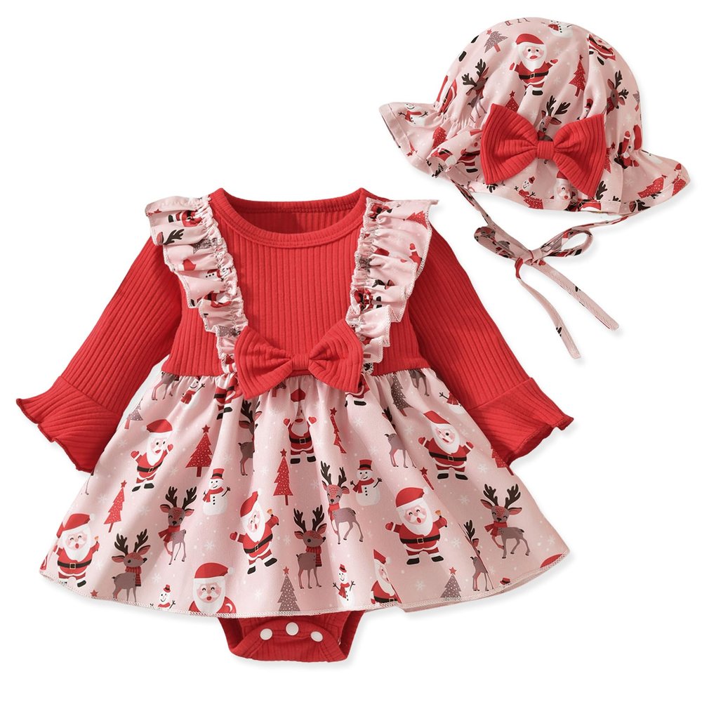 Aalizzwell Preemie Girl Clothes Premature Christmas Outfit Xmas Clothing