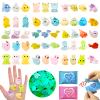 100 Pcs Blind Bags Mystery Mini Resin Animals Glow in The Dark Figurines, Mini Figures Mystery Bag for DIY Crafts, Fairy Garden Decor, Dollhouse Accessories, Party Favors, for Kids view 1