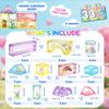 Gummy Bloc 33PCS Sensory Building Blocks for Toddlers,Soft Squishy Montessori Stacking Toy, House Garden Theme, Squeezable & Stretchable Fidget Blocks for Creative Play,Educational Preschool STEM Toy view 2