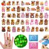 100 Pcs Random Mini Capybara with Glow in the Dark Feature, Individually Packaged Blind Bags  Cute Collectible Resin Toys for Kids, Fairy Gardens, Desk Decor, Party Favors, and Creative DIY Projects view 1