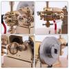 Mini Horizontal Hit-and-Miss Gas Engine Model Kit, 1.6cc Four-Stroke Single-Cylinder Internal Combustion Engine with Speed Limiter and Wooden Base view 4