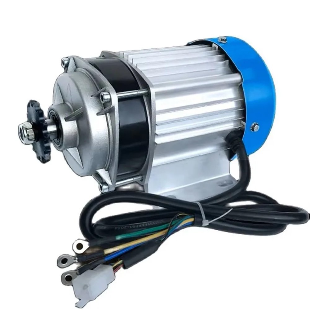 48V60V 500W/6000W/800W/1000W DC Brushless Deceleration Unite Universal Electric Tricycle Motor Mid-Drive Motor(48V 800W Steel Teeth)
