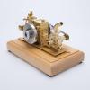 1.6cc Mini Retro Four-Stroke Gasoline Engine Model with Water Cooling & Impeller Pump  Brass & Stainless Steel Internal Combustion Engine for Adults, DIY Display & Gift view 3
