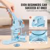 3-in-1 Button Maker Machine Kit,1/1.25/2.28 inch(25/32/58mm) Badges, 300PCS Parts with Magic Panda Book,Ergonomic Arc Handle Press for DIY Pin Buttons,Keychains,Gifts for Kids & Beginners view 3