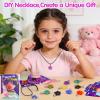 24 Pack Star Necklace Set Valentines Day Cards for Kids School, Valentine Cards for Kids Classroom for Boy Girl Party Favors natural stone necklace Crystal Gemstone Pendant Valentine Bulk Gifts view 3