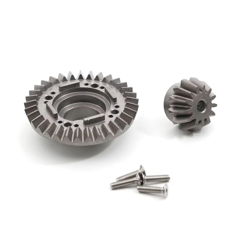 RC Car Parts for Traxxas for UDR for Unlimited for Desert 1/7 rc Cars Parts Accessories 40CR Steel Differential Ring Gear Output Gears Set(Rear)