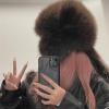 BUBEFSKD Oversized Bear Hat With Ear And Tail Skiing Furry Cap Cartoon Photo Props Outdoor Head Wrap For Halloween Cartoon Hat For Kids view 4