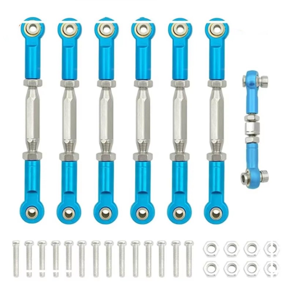 Compatible with Traxxas for Slash for VXL for Rustler for Stampede for Hoss 1/10 RC Car Upgrades Parts Aluminum Alloy Camber Link Rod Set RC Car Accessories