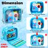 Covkev Carrying Case Compatible with Little Tikes Story Dream Machine Starter Set, Large Portable Storage Bag with 12 Elastic Straps for Storybooks, Audio Play Characters, Projector Blue (Case Only) view 2