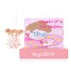 LeyaDoll Interactive Sensory Soft Cloth Book, Educational Crinkle Quiet Activity Busy Book for Babies,Toddler Travel Toy Gift for 1-3 Year Old Boys and Girls-(Look Its Grandma)-Light view 1