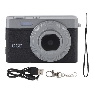 1080P Digital Camera Miniature, Small Lightweight Pink Camera for Kids Ages 7-12 - High Definition Filming, Enhanced Zoom, Ideal for Teens and Beginners (Black)