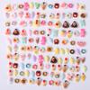 AIPULIDUO 120pcs Slime Charms Food Strawberry Ice Cream Cute Set, Mixed Batch Various Resin Flat Back Cute Set, DIY handicrafts, Decorations, Scrapbook, Decorations, Hairpins C view 3