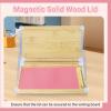 Montessori Sand Trays for Classroom, Wooden Sand Writing Tray with Lid, Sand Letter Tracing Tray with Pen Cards for Kids, Life Skills Classroom Must Haves view 3