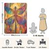 xigua Dragonfly Baby Blanket Cotton Blanket for Infants, Lightweight Soft Receiving Blanket & Swaddling Blanket for Crib, Stroller, Nursery Blankets, 30x40 inch view 3