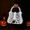 3D Printed Skeleton Bone Bag, Halloween Skeleton Handbag, Skeleton Bone Wallet, Halloween Decoration Skeleton Purse Spooky Ribcage Handbag, Anatomical Dark Aesthetic Accessory view 4