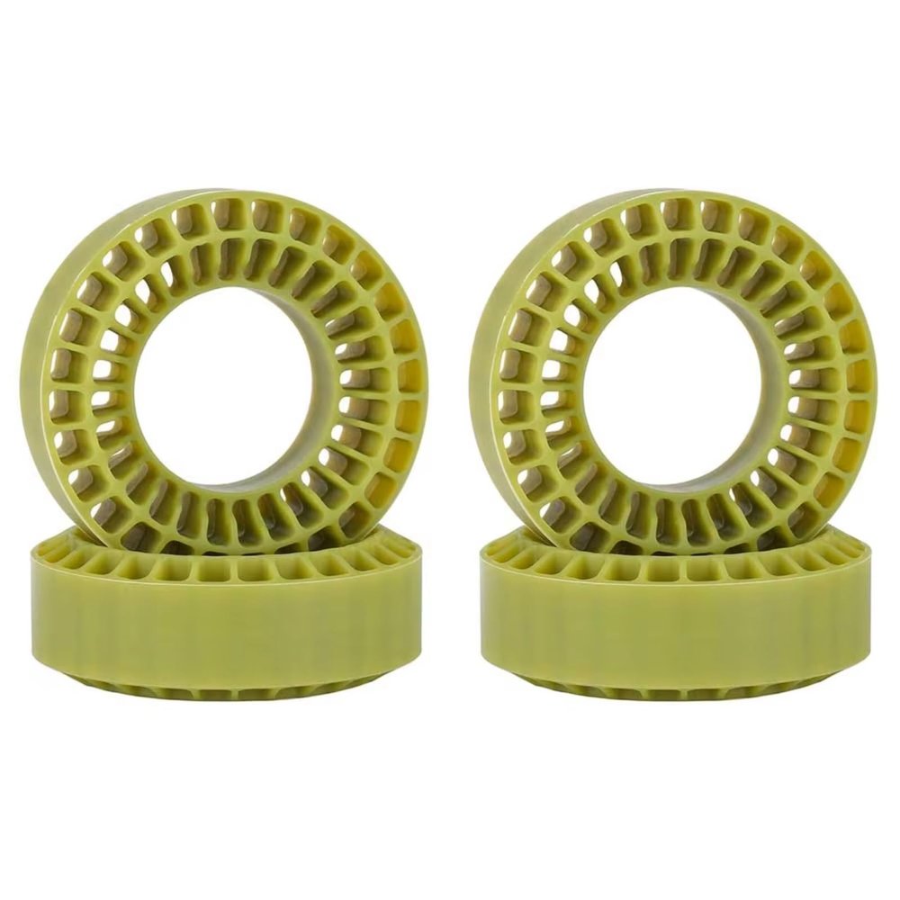 Parts For TRX4M For SCX24 For Fcx24 Ax24 Enduro24 1/18 1/24 Silicone Rubber Lnsert Foam Rc Crawler Car Upgrade Part(Green-4pcs)