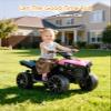Hotsolo Ride on Toys for Toddlers 1.5-4, Kids ATV with Play Time Up to 70 Minutes, 4 Wheeler Quad Electric Car with Safe 1.8MPH Speed Driving, Quick Install Power Wheel Gift for Girls Boys. view 2