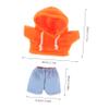 COOLHIYA Plush Bear Clothes Soft Casual Sweatshirt and Light Blue Jeans Doll Outfit for Stuffed Animals Replaceable Wardrobe Costume view 2