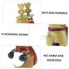 COOLHIYA 5Pcs Christmas Wind-up Santa Claus Snowman Reindeer Penguin Cartoon Clockwork Walking Party Favors Safe Smooth Design Bright Colors view 4