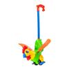 WHAMVOX Cartoon Rooster Push and Pull Learning Walker with Detachable Handle Safe Plastic Stroller for Wear-Resistant Educational Push Enhancing Walking Posture and Grip Random Color view 1