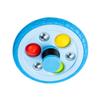 COOLHIYA Tyre Shape Gyro for Blue Plastic Spinning Top Plaything Safe Handheld Educational for S Hand-Eye Coordination Fun Rotating Fidget for Parties and Birthday view 1