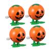 COOLHIYA Halloween Wind-up Pumpkin Bouncy Novelty with Spring Mechanism Jumping Pumpkins for Party Favors and view 1