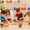 COOLHIYA Halloween Wind-up Pumpkin Bouncy Novelty with Spring Mechanism Jumping Pumpkins for Party Favors and view 3