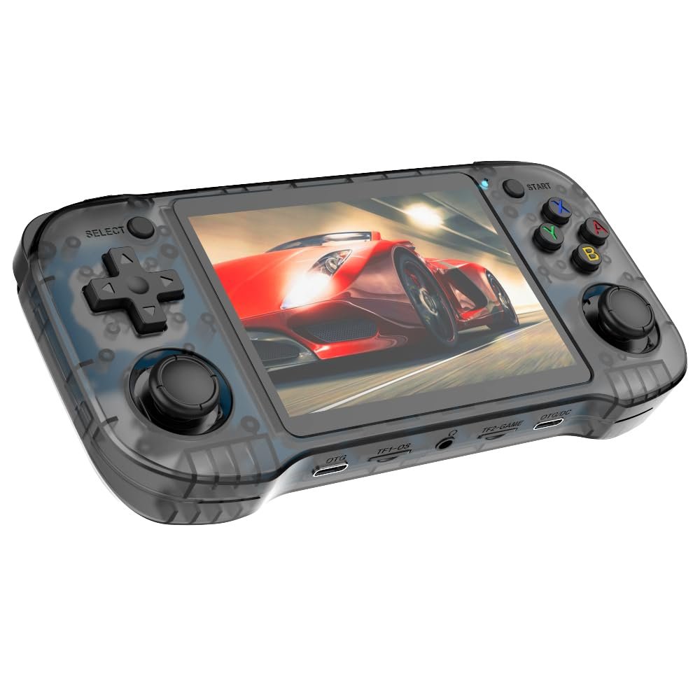 R46H Retro Handheld Game Console - Over 15000 Classic Games, 4.2- Inch IPS Screen, Over 10+Emulators, Rechargeable Portable Pocket Game ConsoleChristmasGift (64G Black)