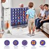 4in1 Giant Game Set  Height Adjustable (2.63.3 ft) Outdoor & Indoor Fun; Includes Connect 4, Basketball Hoop, Ring Toss & Golf; Comes with Mesh Bag & Carry Case view 4