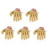 LALADEFIEE 5pcs Halloween Wind Up Ghost Hand Clockwork Creepy Jumping for Adults Rotary and Sliding Motion Novelty Halloween Decorations view 1