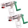 1 Or 2 PCS Transparent Hand-Crank Generator Model  Portable DC Power Supply For Physics Experiments, Electromagnetism Study Tool, Educational Science Equipment(2 pcs) view 1