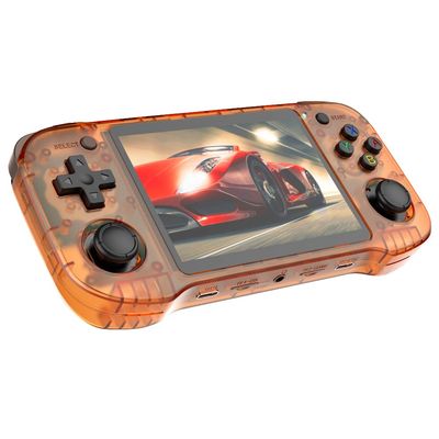 R46H Retro Handheld Game Console - Over 15000 Classic Games, 4.2- Inch IPS Screen, Over 10+Emulators, Rechargeable Portable Pocket Game ConsoleChristmasGift (64G Orange)