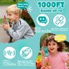 Letoiz Robot Walkie Talkie for Kids, 2 Pack Wooden Handheld Walkie-Talkie for Boys and Girls Ages 3-12 Hiking Camping, 1000FT Long Range with 2 Way Radio, Indoor and Outdoor Toys for Birthday Xmas view 3