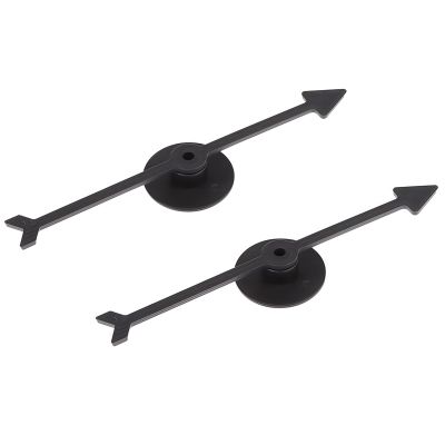 2Pcs Spinner Game Engaging Board Arrow Set Home and School Party Spinners Plastic Craft with Suction Cup Board Games Accessories (Black)