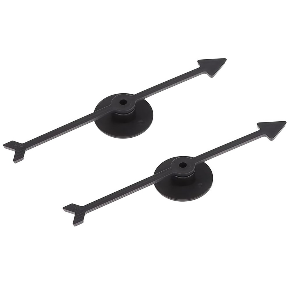 2Pcs Spinner Game Engaging Board Arrow Set Home and School Party Spinners Plastic Craft with Suction Cup Board Games Accessories (Black)