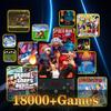 Retro Game Console R36MAX Handheld Game Console with 64GB Preloaded Games, Save/Load Function, 4.0" HD IPS Screen, Portable Emulator Console for Family, Adults & Nostalgic Players (Blue R36MAX 4.0") view 2