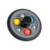 LALADEFIEE Tyre Shaped Gyro for Plastic Rotating Fidget Plaything Pressure Relief Manual Gift for Boys and Educational Activity view 1