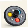 LALADEFIEE Tyre Shaped Gyro for Plastic Rotating Fidget Plaything Pressure Relief Manual Gift for Boys and Educational Activity view 3