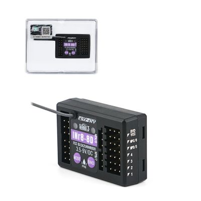 HTLNUZD Flysky INR8-8D 8-Channel 3rd Gen 2.4G Receiver - Upgrade for RC Car & Flysky Transmitters