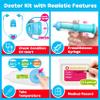 Doctor Kit for Toddlers 3-5 Kids Doctors Play Set with Interactive Learning Tablet Toys for 3 Year Old Boy Girl Pretend Play Toys with Sound & Music Stethoscope Birthday Gift Baby Toddler Toys 2-3 2-4 view 3