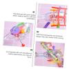COOLHIYA 10pcs Wind-up Helicopter Plastic Clockwork Playthings for Party Favors Carnival Prizes Bulk Safe Smooth Material Random Color view 3