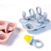 3. Chewable Ice Molds for Infants 6 Cavity Silicone Teether with Safe Edges Iced Treat Maker & Teeth Soother Baby Teething I view 4