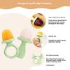 3. Chewable Ice Molds for Infants 6 Cavity Silicone Teether with Safe Edges Iced Treat Maker & Teeth Soother Baby Teething I view 3